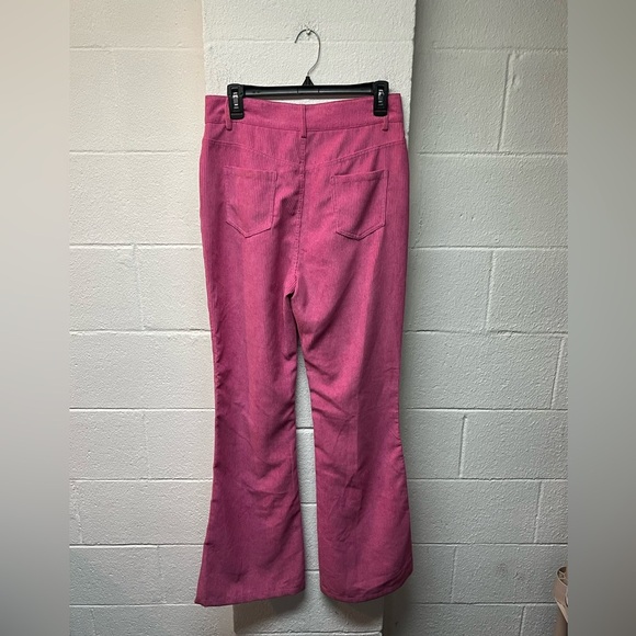 Nasty Gal Pink Boot Cut Pants. Size 8 - Picture 4 of 6